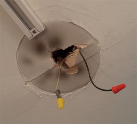 ceiling junction box replacement|ceiling mounted junction box.